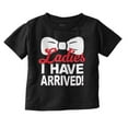 thumbnail image 1 of Ladies I Have Arrived Bowtie New Son Youth T Shirt Tee Boys Infant Toddler Brisco Brands 12M, 1 of 5