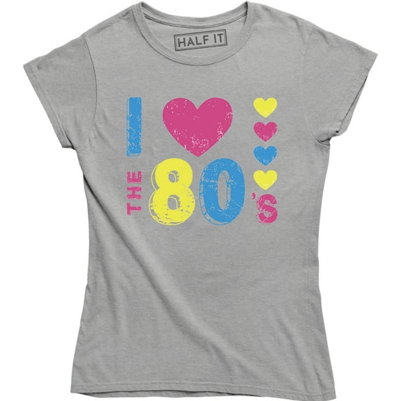 Ladies I Love The 80s Retro Fancy Graphic Design Choose Life Women T-Shirt
