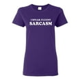 thumbnail image 1 of Ladies I Speak Fluent Sarcasm Funny T-Shirt Tee, 1 of 2