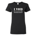 thumbnail image 1 of Ladies I Void Warranties Wrench Tools Funny T-Shirt Tee, 1 of 2