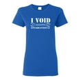 thumbnail image 1 of Ladies I Void Warranties Wrench Tools Funny T-Shirt Tee, 1 of 2