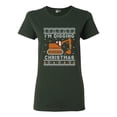 thumbnail image 1 of Ladies I'm Digging Christmas Construction Truck Funny DT T-Shirt Tee, 1 of 2