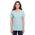 thumbnail image 1 of Ladies' ICONIC™ T-Shirt AQUA VELVET HTHR 2XL, 1 of 2