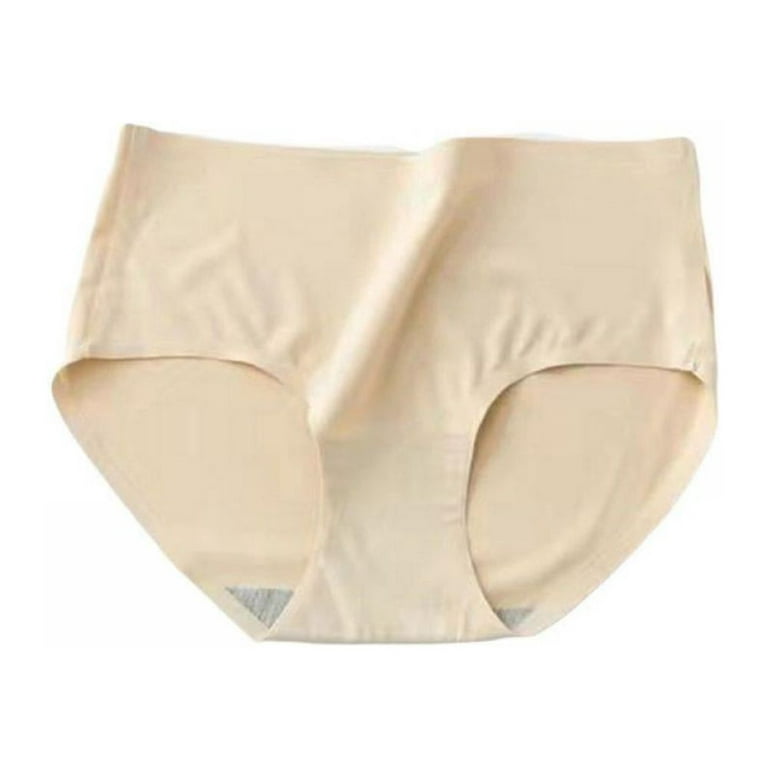 Modern Underwear! Women's Underwear High Waist Ice Silk Seamless