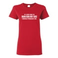 thumbnail image 1 of Ladies If I Ever Had To Run For My Life Funny T-Shirt Tee, 1 of 2