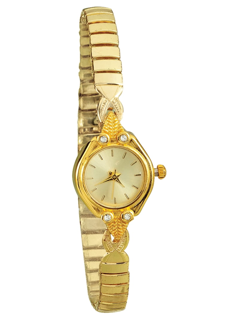 Ladies Stretch Band Wrist Watch, Jeweled Expansion, Durable  display picture 1