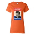 thumbnail image 1 of Ladies John F. Kennedy JFK 1960 Campaign Poster T-Shirt Tee, 1 of 2