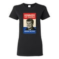 thumbnail image 1 of Ladies John F. Kennedy JFK 1960 Campaign Poster T-Shirt Tee, 1 of 2