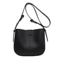 thumbnail image 1 of Ladies Joker simple messenger bag PU shoulder bag ladies messenger bag-black, 1 of 5