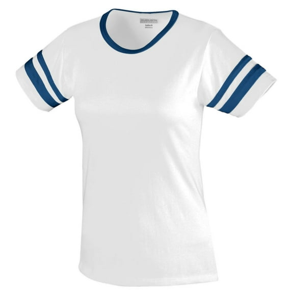 Ladies Junior Fit Cotton/Spandex Camp Tee-1275-C