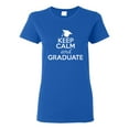 thumbnail image 1 of Ladies Keep Calm And Graduate T-Shirt Tee, 1 of 2