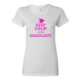 thumbnail image 1 of Ladies Keep Calm And Graduate T-Shirt Tee, 1 of 2