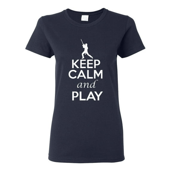 Ladies Keep Calm And Play Guitar Instrument Musician T-Shirt Tee