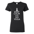 thumbnail image 1 of Ladies Keep Calm and Do Yoga T-Shirt Tee, 1 of 2