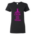 thumbnail image 1 of Ladies Keep Calm and Do Yoga T-Shirt Tee, 1 of 2