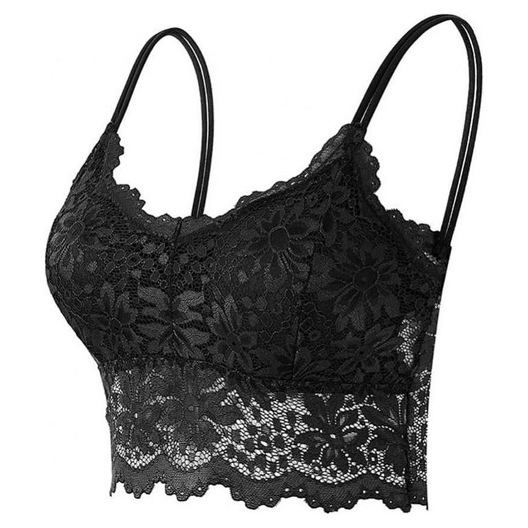 Ladies Lace Bras Girls Bras With Padded Lace Tube Tops Bras With