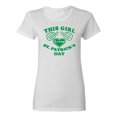 thumbnail image 1 of Ladies Ladies This Girl Loves St. Patricks Day T-Shirt Tee, 1 of 2