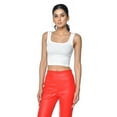 thumbnail image 1 of Ladies Leather Stretch Pants with Pockets, 1 of 8