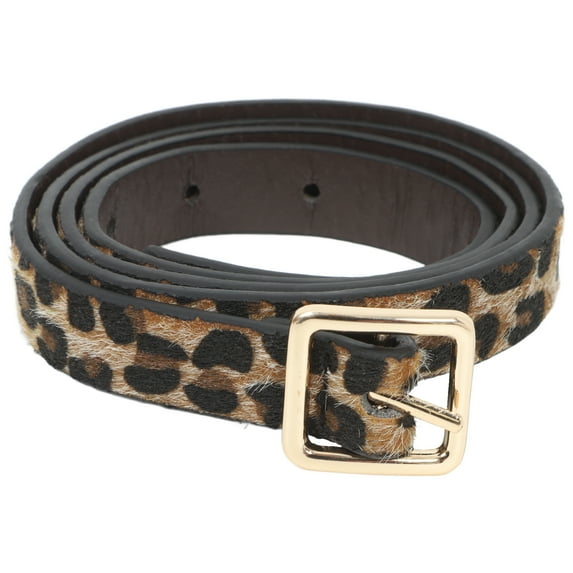 Vosarea Leopard Print Belt for Women Wide Leopard Print Belt 1Pcs