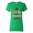 thumbnail image 1 of Ladies Let Me Take An Elfie Selfie Elf Xmas Ugly Christmas Funny DT T-Shirt Tee, 1 of 2