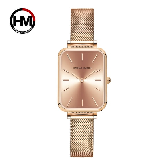 Ladies' Light Luxury Retro Square Dial Waterproof Watch, a Stylish and Casual Small Square Watch for Women