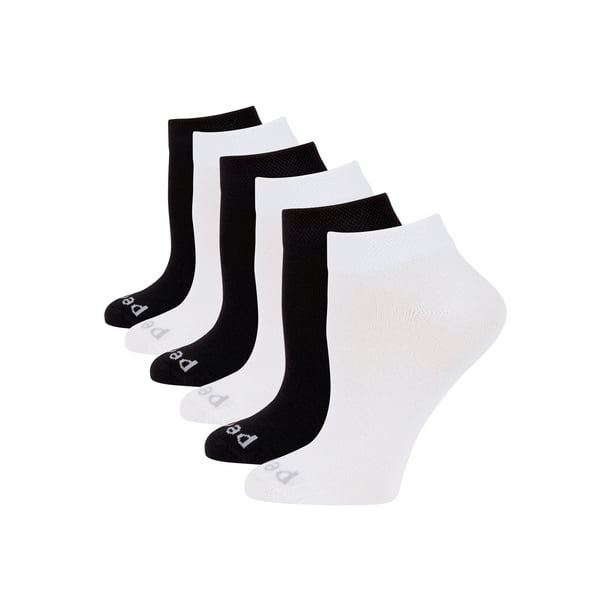 Ladies Lightweight Low Quarter Socks with Coolmax Value Pack, 6 Pairs