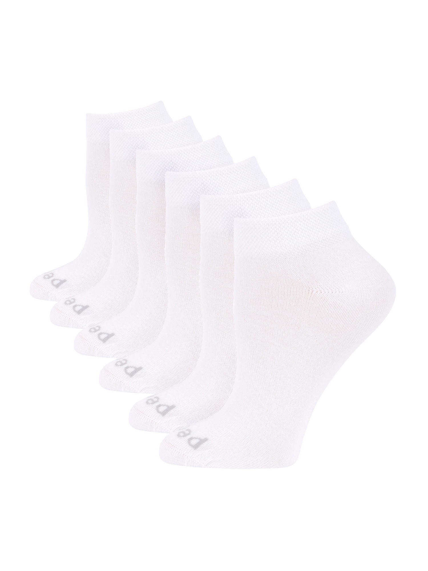 Ladies Lightweight Low Quarter Socks with Coolmax Value Pack, 6 Pairs