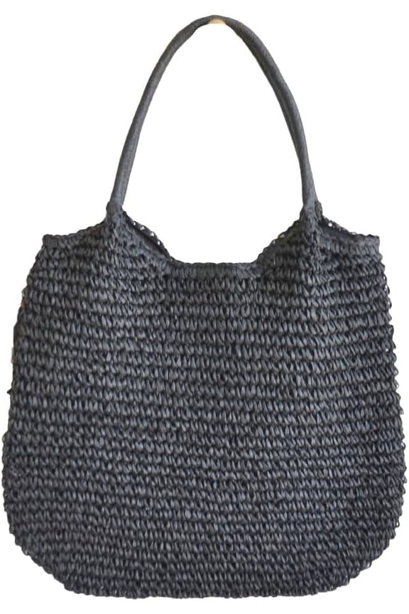 Ladies Lightweight Straw Bag, Straw Beach Bag Tote, Large Woven Tote Straw Bag, Summer Beach Rattan Hobo Bag Tote 2024