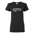 thumbnail image 1 of Ladies List Of Ain't Things Nobody Got Time For That T-Shirt Tee, 1 of 2
