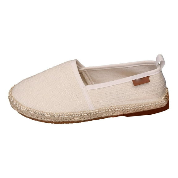 Ladies Loafers Comfortable for Library & Study Sessions Women's Casual Shoes Breathable Fabric On Comfortable Flat Loafers For Daily Wear With Woven Sole With Jeans All Season