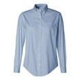 thumbnail image 1 of Ladies' Long-Sleeve Blended Pinpoint - CORPORATE BLUE - 2XL 13V0110, 1 of 3