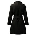 thumbnail image 1 of Ladies Long Sleeved Mid Length Jacket Coat Winter Long Jacket Women Womens Wool Coats Winter Women Wool Winter Jacket Tailo Wool Coat Women Wool Coat Long Women Extra Long Jacket Wool Short Winter, 1 of 3