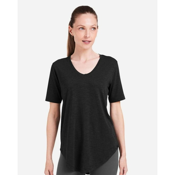 tasc TW668S Women's Longline T-Shirt-Black-M