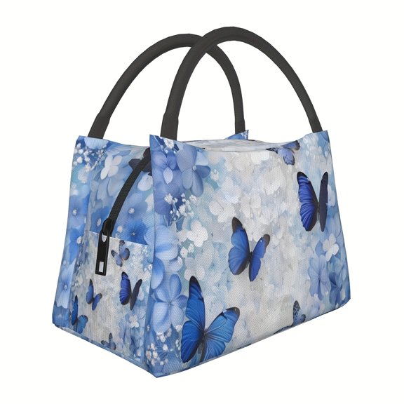 Ladies' Lunch Bag, Reusable Insulated Lunch Box, Large Capacity Lunch Handbag Suitable for Adults, Suitable for Travel, Picnics and Work - Does Not Come Into Direct Contact with Food