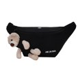 thumbnail image 1 of Ladies Luxury Design  Cute Bear Canvas Waist Bag Crossbody Chest Bag Banana Hip Purse Fanny Pack BLACK, 1 of 8