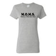 thumbnail image 1 of Ladies M.O.M.S Mothers Of Marvelous Sons Funny T-Shirt Tee, 1 of 2