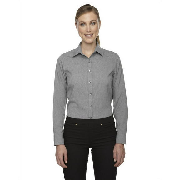 Ladies' Mélange Performance Shirt - LIGHT HEATHER - XS