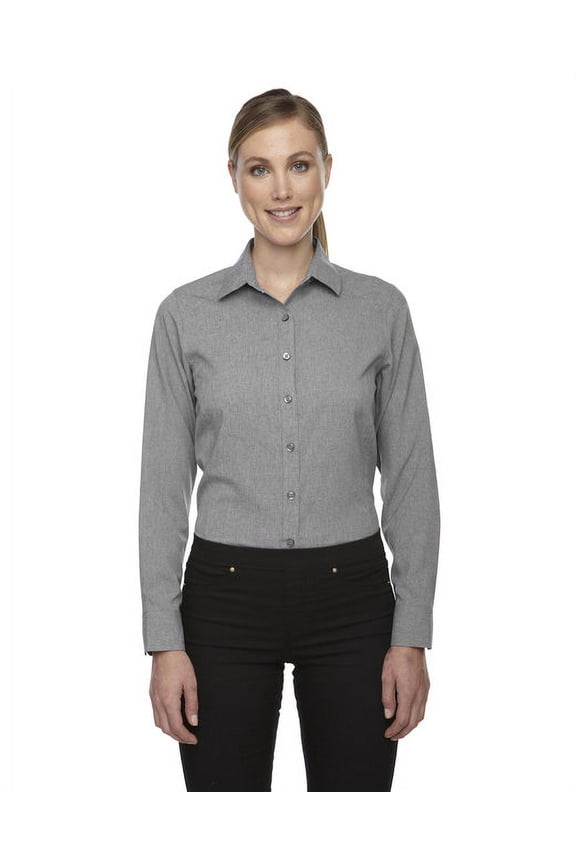 Ladies' Mélange Performance Shirt - LIGHT HEATHER - XS