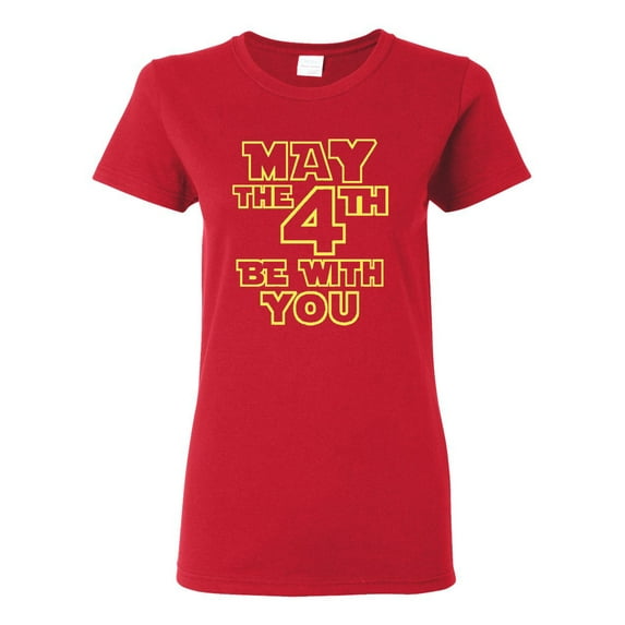 Ladies May The 4th Be With You T-Shirt Tee