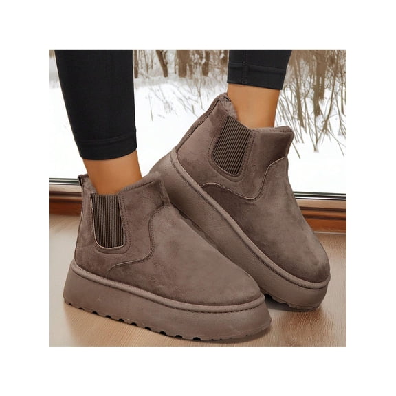 Ladies Memory Foam Bow Slip On Softsole Fashion Fluffy Winter House Boot Slippers