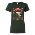 thumbnail image 1 of Ladies Merry Slothmas Sloth Animals Ugly Christmas Funny DT T-Shirt Tee, 1 of 2