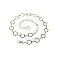 thumbnail image 1 of Ladies Metal Circle Chain Belt, 1 of 1