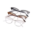 thumbnail image 1 of Ladies Metal Frame Reading Glasses  Full Frame High-End Simple Cat Eye Style Reading Glasses for Women, 1 of 2