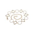 thumbnail image 1 of Ladies Metal Oval Circle Chain Belt, 1 of 1