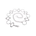 thumbnail image 1 of Ladies Metal Oval Circle Chain Belt, 1 of 2