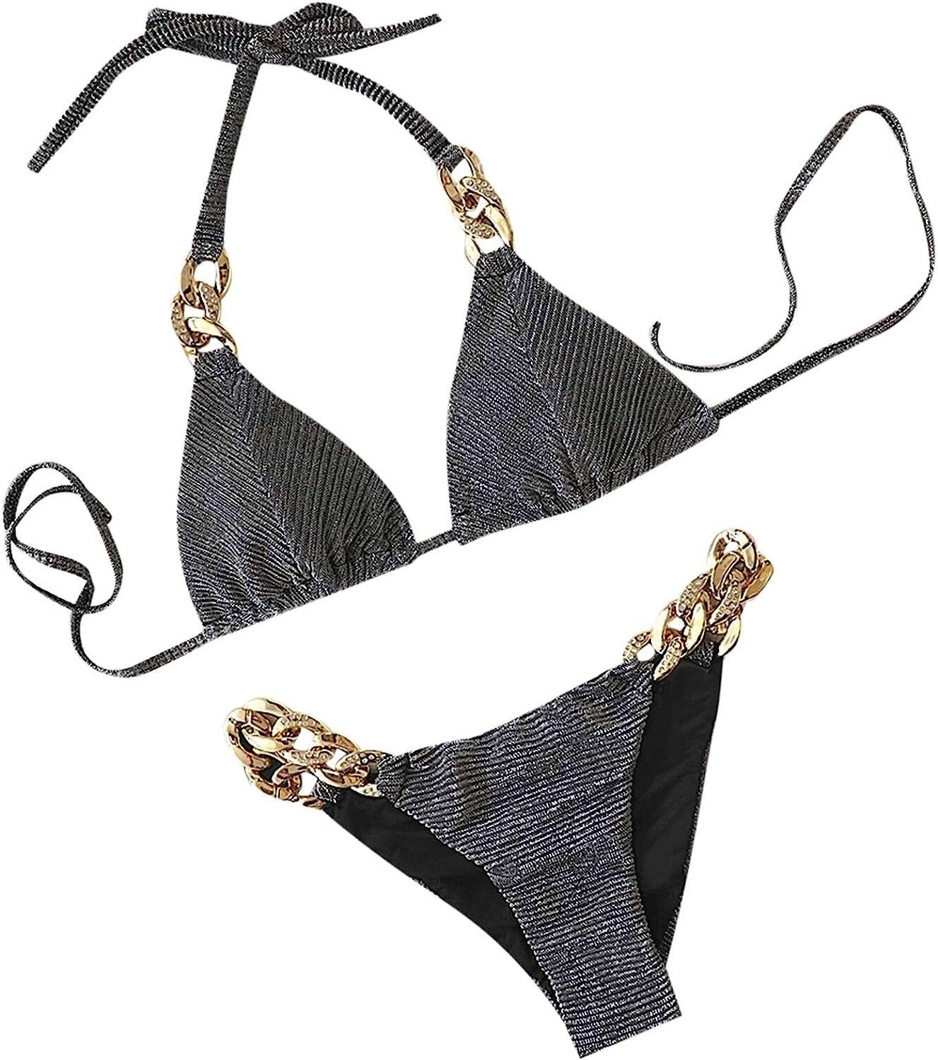 Ladies Micro Bikini Set Swimsuit Micro Bikini Set Women Sexy Hawaiian Triangle Micro Bikini 0003