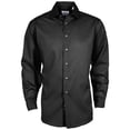 thumbnail image 1 of Ladies Micro Pincord Shirt, Black - Small, 1 of 1