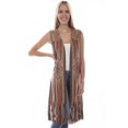 thumbnail image 1 of Ladies Microfiber Serape Print Long Vest with Fringe - Extra Small, 1 of 1