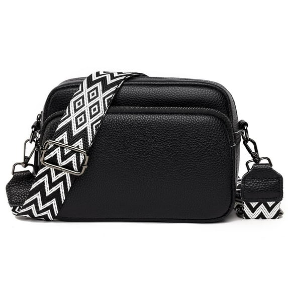Ladies Mobile Phone Shoulder Bag Genuine Leather Crossbody Bag Ladies Shoulder Bag Ladies Small Modern Bags with Wide Shoulder Strap and 3 Compartments