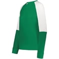 thumbnail image 1 of Holloway 223725.340.M Ladies Momentum Team Fleece Crew T-Shirt, Kelly & White - Medium, 1 of 1